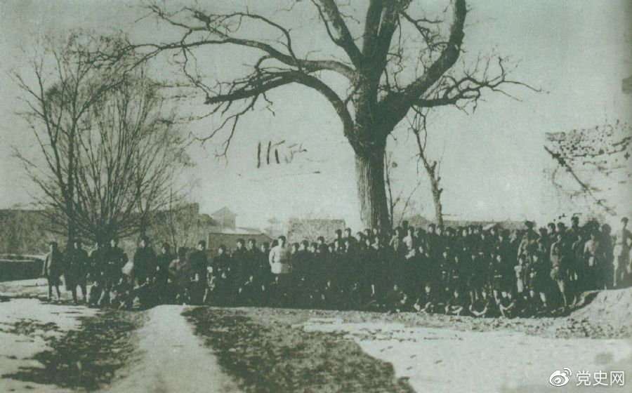 1935年8月6日，中央紅軍改稱為紅一方面軍。圖為紅一方面軍一部。